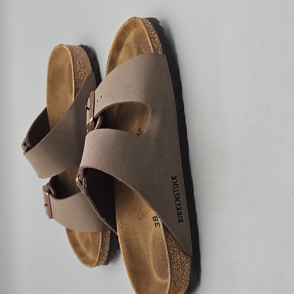 Birkenstock Arizona Sandals in Birkibuc - Mocha Women 7 - Picture 6 of 14